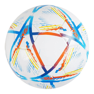 Мʼяч футбольний, дитячий, PVC, розмір 5 (помаранчево-блакитний) MIC C70145