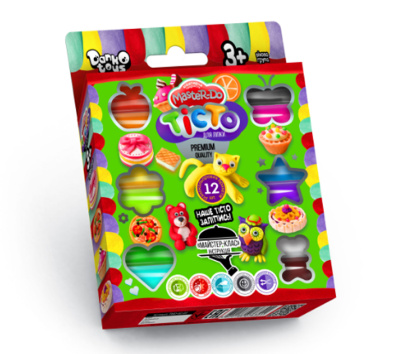 Тісто для ліплення Master Do, 12 кольорів Dankotoys TMD-02-04