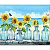 Алмазна мозаїка "Соняшники біля моря" HEG86086 30х40 см