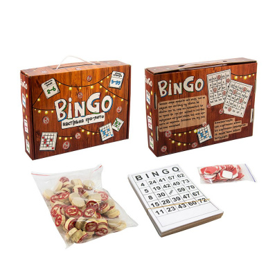 Настільна гра лото BinGo, укр Strateg 30757