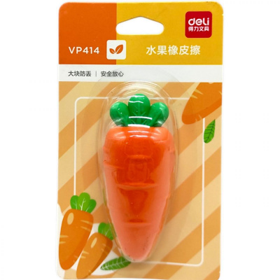 Ластик-стирачка Овочі та фрукти, мікс видів Deli VP414