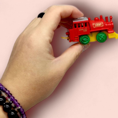 Залізниця заводна Classc Train (локомотив+2 вагончика) MIC 5599-2