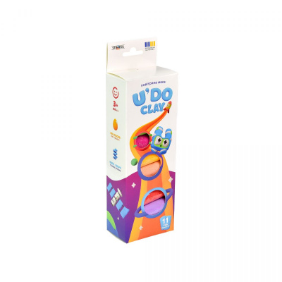 Набір для творчості UDO Clay 11 шт, брикет 10 г (КОСМОС) Strateg 30842