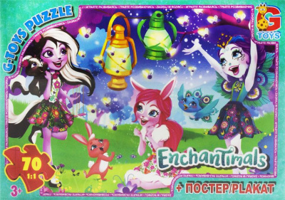 Пазли Enchantimals, 70 ел Gtoys EA203