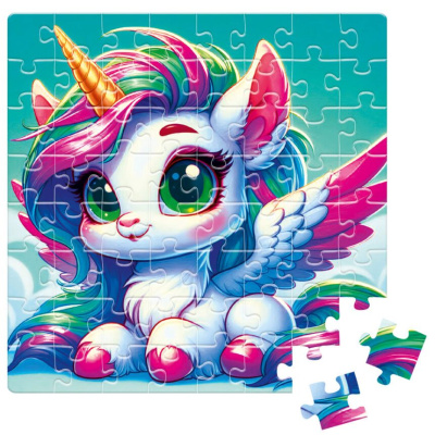 Пазли De.tail. Замріяна єдиноріжка 64 деталі Vladi Toys DT1234-01