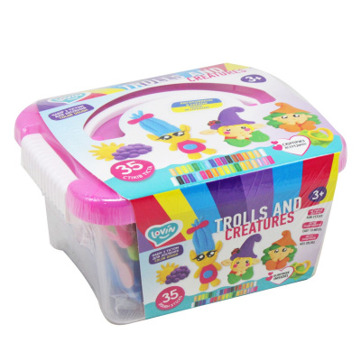 Набір для ліплення Trolls and creatures box Окто 41220