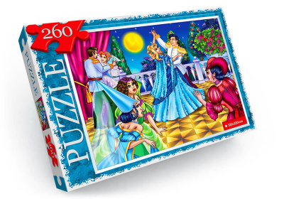 Пазли Попелюшка на балу, 260 ел Dankotoys C260-12-01,02