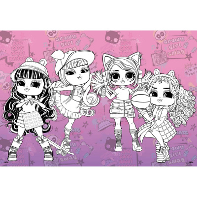 Книжка-розмальовка зі стікерами Skate Dance 2 Tweens Ідейка LCB16