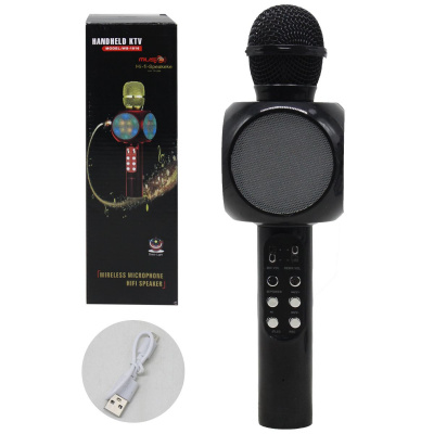 Бездротовий мікрофон Hi-fi Speaker, чорний MIC C60086