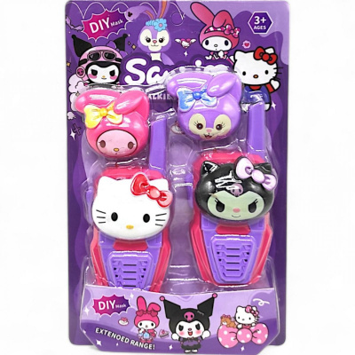 Рація аніме Sanrio, 2 рації, на батарейках MIC 8803