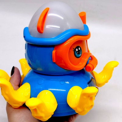 Восьминіг-дайвер на батарейках, в коробці (БЛАКИТНИЙ) YG Toys ZR237