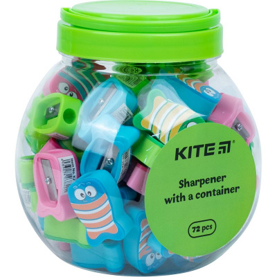 Точилка Fishes, асорті кольорів Kite K21-371