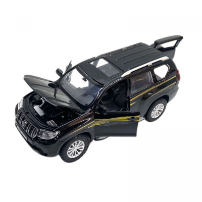 Машина металева Toyota Land Cruiser Prado із серії Автопром (чорна) Автопром 68270A(B)