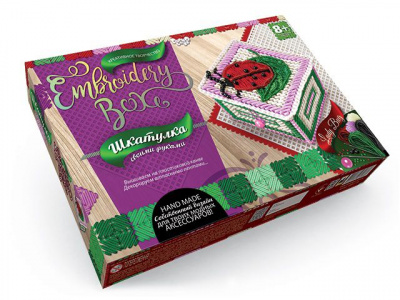 Набір для творчості Шкатулка Embroidery Box: Lady Bug Dankotoys EMB-01-06