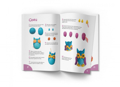 Книга Ліпимо з пластиліну: Лисеня (укр) Crystal Book F00029631