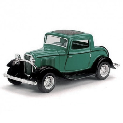 Машинка KINSMART Ford 3 Window Coupe (зелена) Kinsmart KT5332W