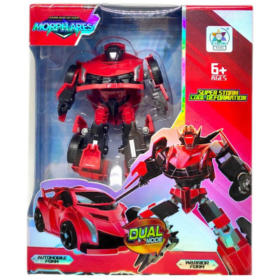 Трансформер (робот / спортивне авто) червоний ZhiBeiXin Z6602