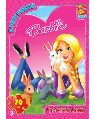 Пазли Barbie: кролики, 70 ел Gtoys BA018