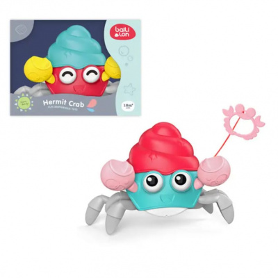 Каталка заводна Hermit Crab з повідцем MIC Y8605