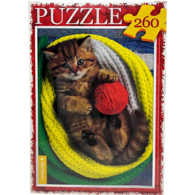 ПАЗЛИ 260 ЕЛЕМЕНТІВ КОШЕНЯ З КЛУБОЧКОМ Dankotoys С260-14-01,02,03,04...16