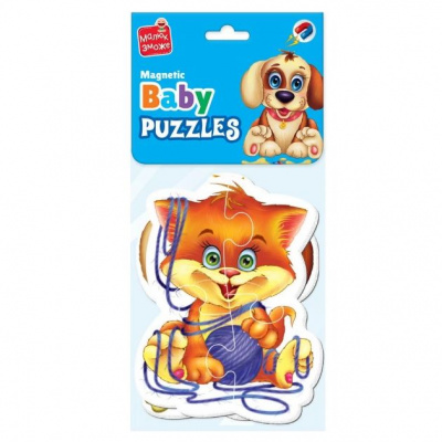 Мʼякі бебі пазли Домашні улюбленці (2 пазли) Vladi Toys VT3208-19