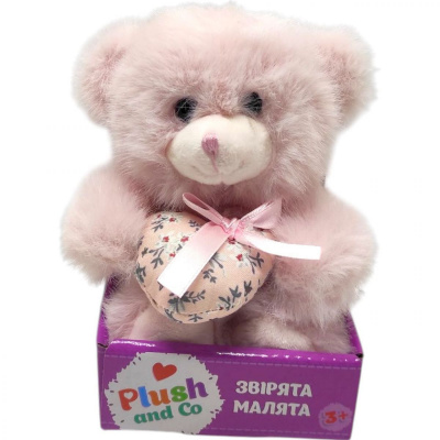 Мʼяка іграшка Plush and Co. ВЕДМЕДИК (РОЖЕВИЙ) 13 см Plush and Co PLC25014