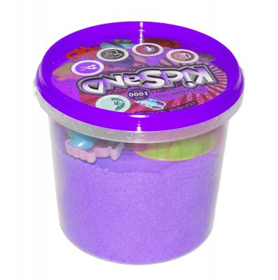 Кінетичний пісок KidSand, фіолетовий, 1000 г Dankotoys KS-01-01