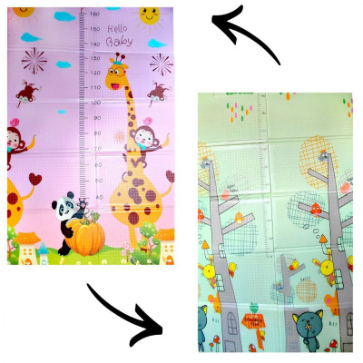 Килимок ігровий (ТЕРМО) 2-сторонній EVA С-64701 (20) 180х120х0.8см, в сумці MIC C-64701