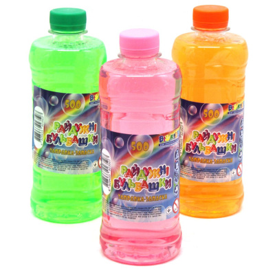 Запаска до мильних бульбашок Райдужні бульбашки 500 мл Big Kids BIGZMP0501