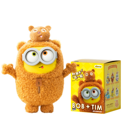 Колекційна м'яка іграшка з кільцем Посіпаки Pop Top 52Toys 25ZB301XHRTJ001 серії Bob & Tim
