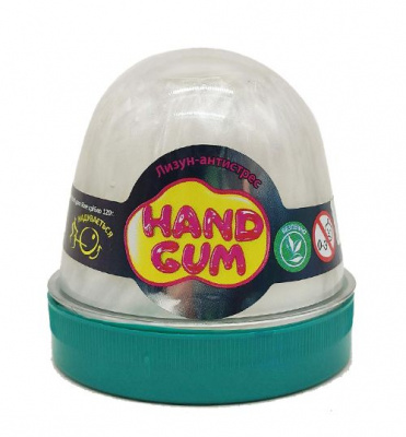 Лизун-антистрес Hand gum 120 г срібло Окто 80096