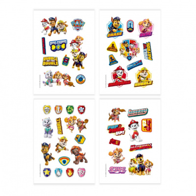 Набір дитячих тимчасових татуювань "Paw Patrol Команда" 200435, 4 листи