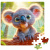 Пазли De.tail. Коала на гілці 64 деталі Vladi Toys DT1234-18