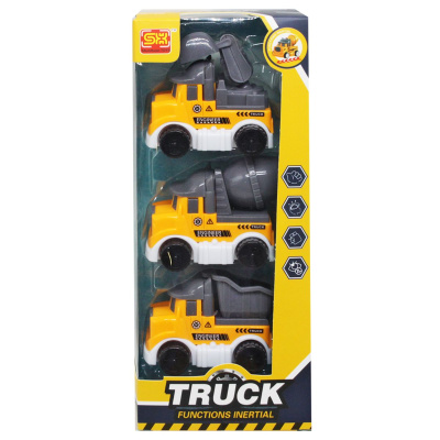 Набір машинок Будівельна техніка, 3 штуки ShunXuan Toys 1308-21B