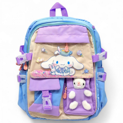 Рюкзак шкільний Санріо. СІНАМОРОЛ 44х30х20 см (БЛАКИТНИЙ) MIC C72823