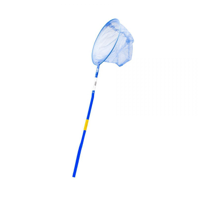 Сачок бамбуковий, круглий, 80 см (синій) MIC KR-10286-1