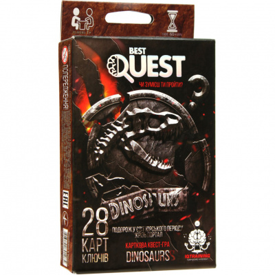 Карткова квест-гра "BEST QUEST" (укр.) BQ-01-01-04U  BQ-01-04U