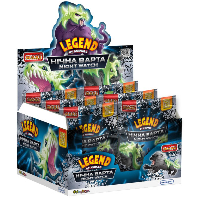 Стретч-іграшка у вигляді тварини серії LEGEND OF ANIMALS МАКСІ – НІЧНА ВАРТА (у диспл.) sbabam 127/CN23