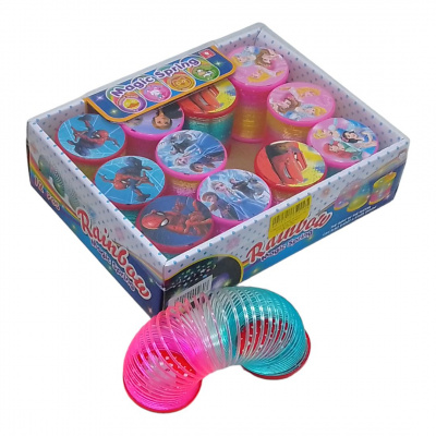 Блискуча пружинка Мультики, 6 см (12 штук) MIC KA-23-260