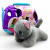 Кошеня з переноскою Plush Pet House (фіолетовий) MIC DR5109 Кошеня з переноскою Plush Pet House (фіолетовий) MIC DR5109