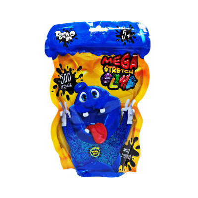 Лізун-антистрес "Mega Stretch Slime" SLM-12-01U 500 гр Синій