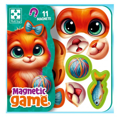 Гра розвиваюча Vladi Toys магнітна Емоції Кошеняти (укр) Vladi Toys VT3220-05