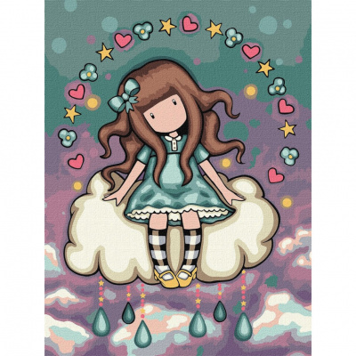 Картина за номерами "April's Showers Santoro Gorjuss Collection" KHO8672, 30х40 см