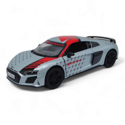 Машинка Kinsmart Audi R8 Coupe 5, сіра Kinsmart KT5422FW