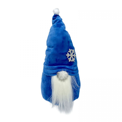 Новорічний Гном, 27 см, синій Strateg 60608