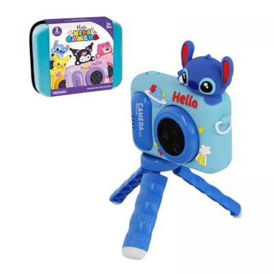 Фотоапарат роз’єм Type C, слот для TF карти, фронтальна та основна камери, звуки, ігри, чохол, штатив, у валізі MIC EC999-3C