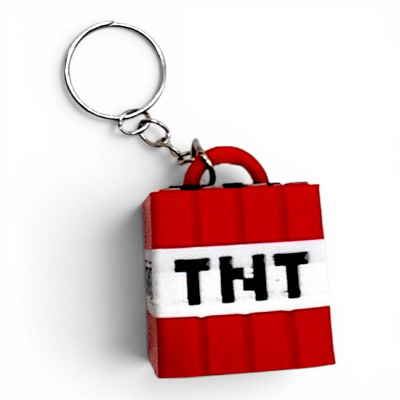 Брелоки Minecraft (Майнкрафт) TNT / Динамит Keychain, 3D друк OYTOY 01012100