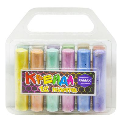 Кольорова крейда, 12 кольорів Ramax Ч-12