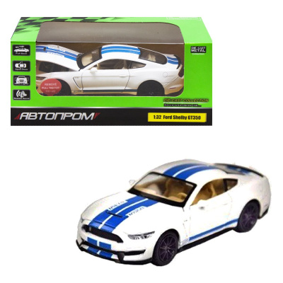 Машинка Ford Shelby GT350 із серії Автопром, білий Автопром 68441