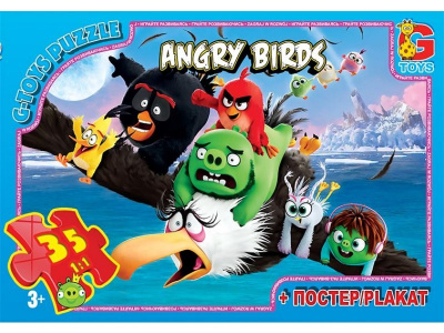 Пазли Angry Birds: політ, 35 ел Gtoys B001031